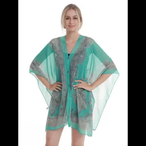 cape en soie pour femme