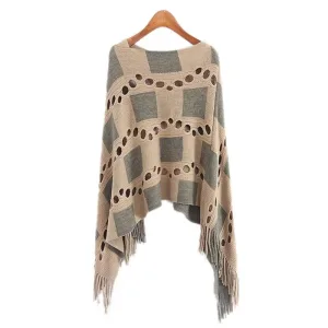 Cardigan poncho femme