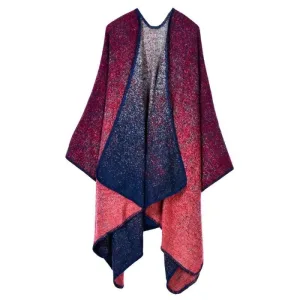Chale ou poncho hiver femme