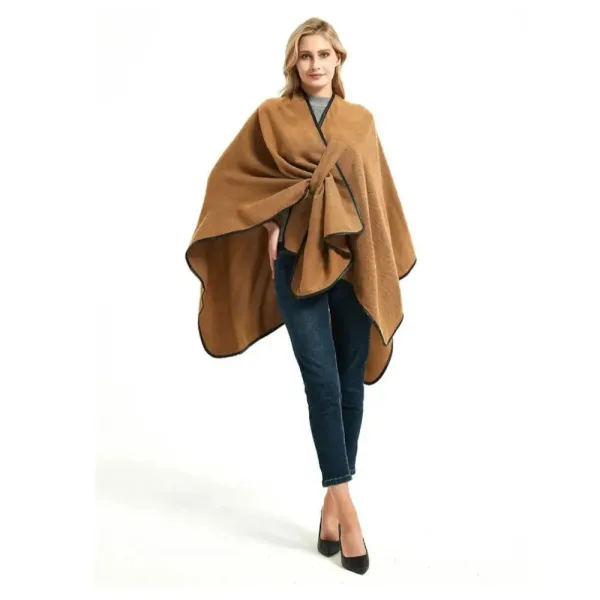 Châle poncho pour femme