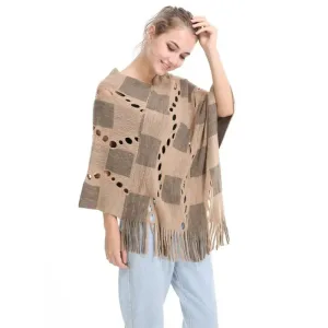 Châle Poncho Pour Femme