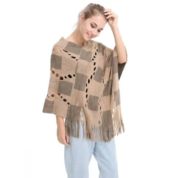 Châle Poncho Pour Femme