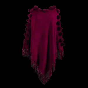 Manteau poncho femme