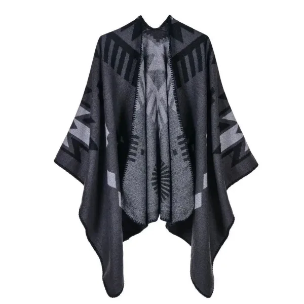 Poncho chale femme