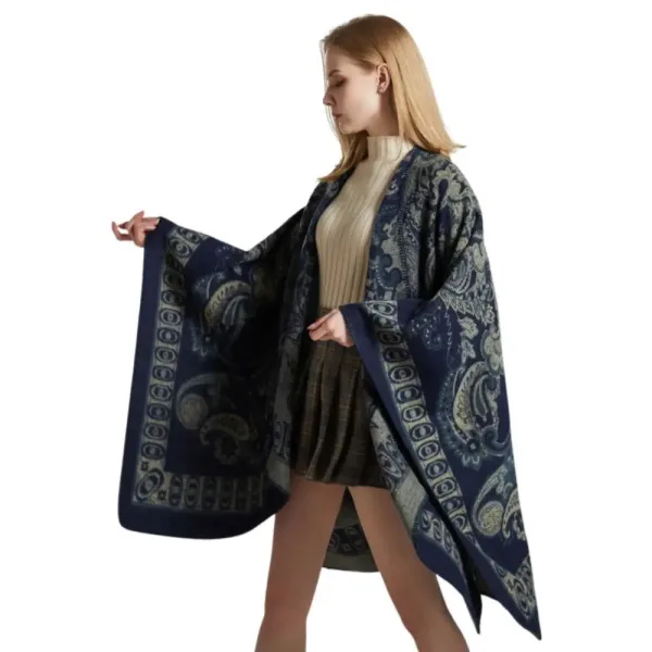 Poncho chale femme pour le soir