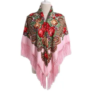 Poncho chale polaire femme