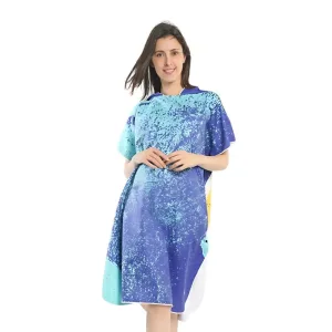 poncho de bain femme