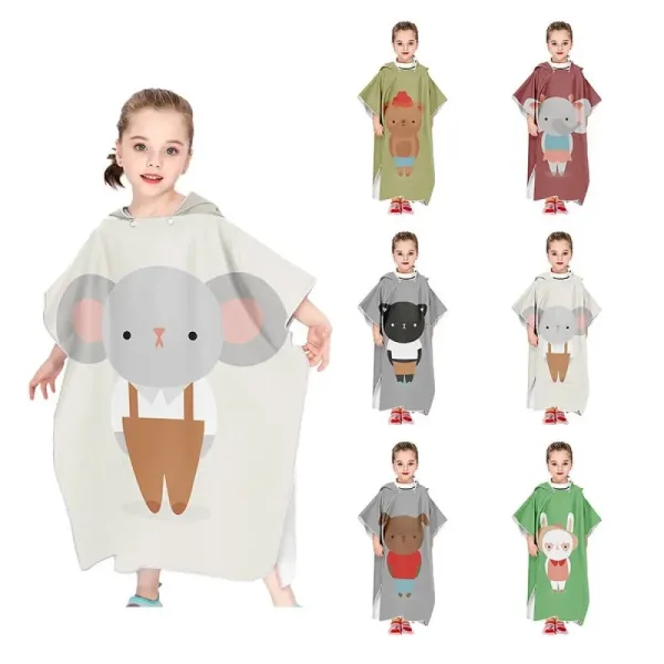 Poncho de plage enfant coton