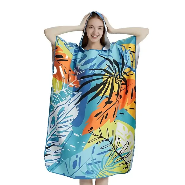 Poncho de plage femme