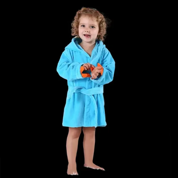 poncho de pluie bleu pour enfants