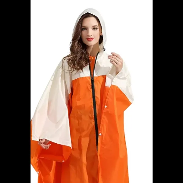 Poncho de pluie femme couleur
