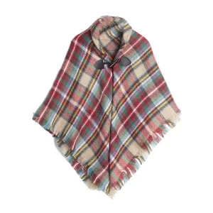Poncho enfant laine