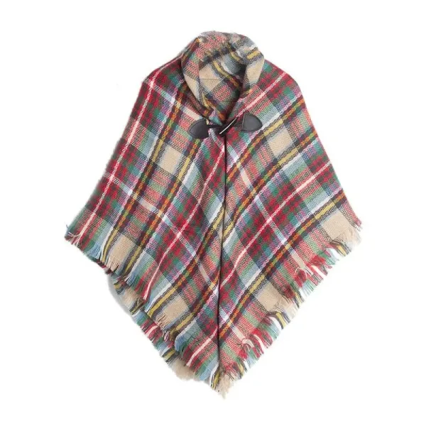 Poncho enfant laine