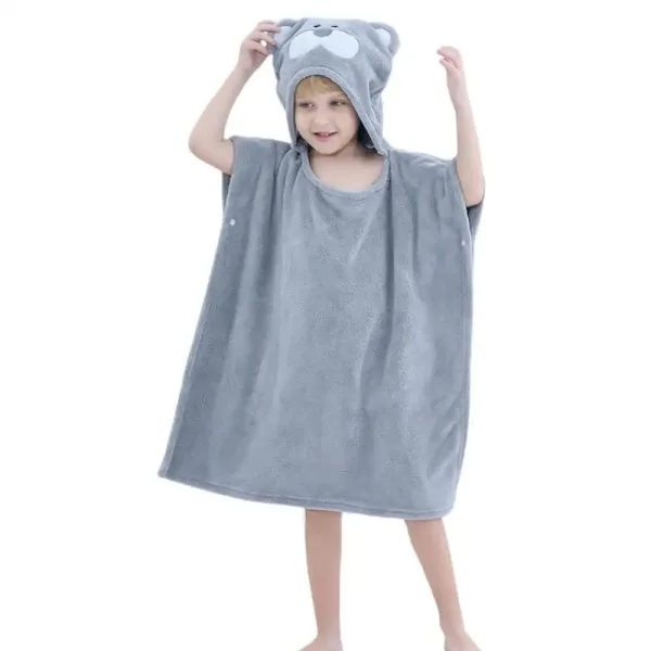 Poncho enfant piscine