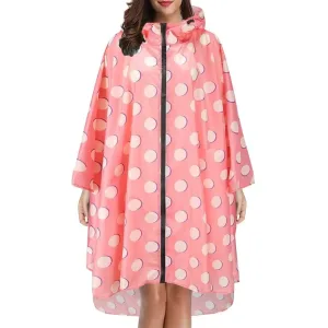 Poncho étanche à capuche pour les femmes