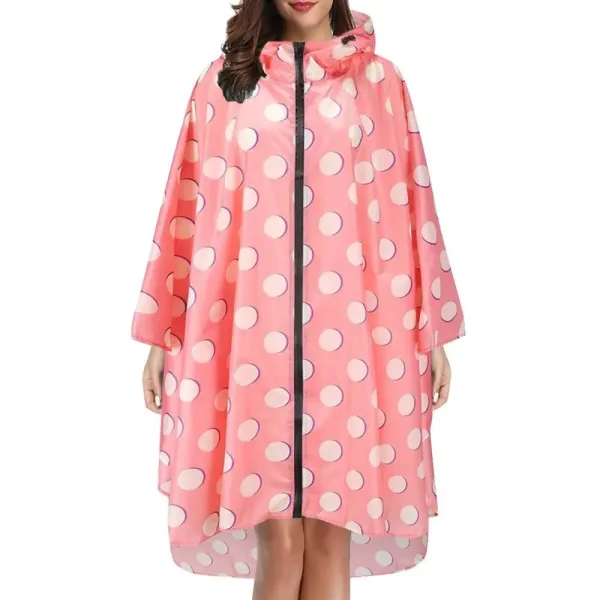 Poncho étanche à capuche pour les femmes