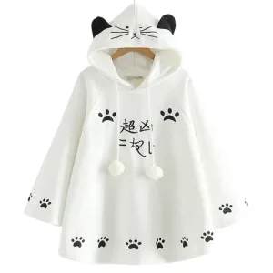 Poncho femme bras