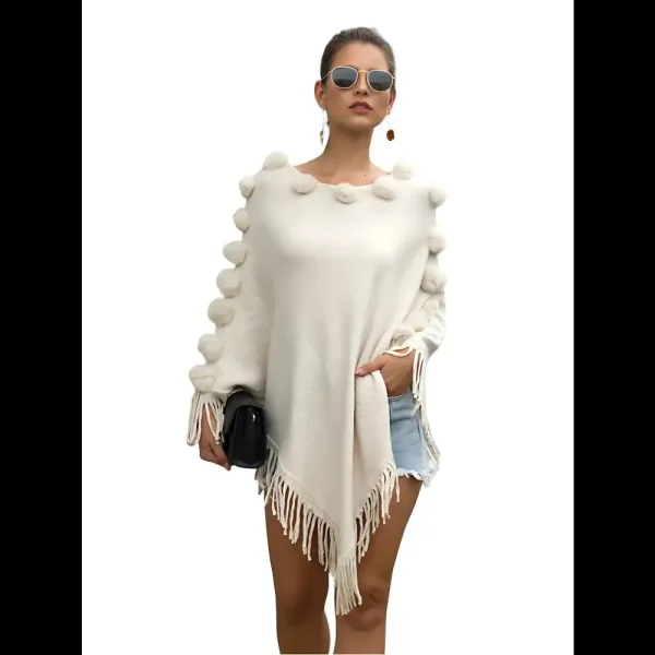 Poncho femme chauds