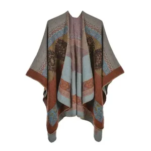 poncho femme chic
