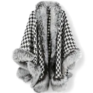 Poncho femme chic