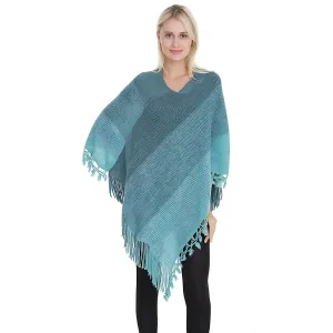 Poncho femme court