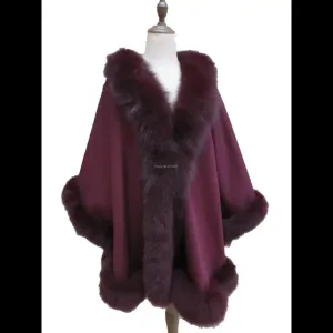 Poncho Femme Luxe