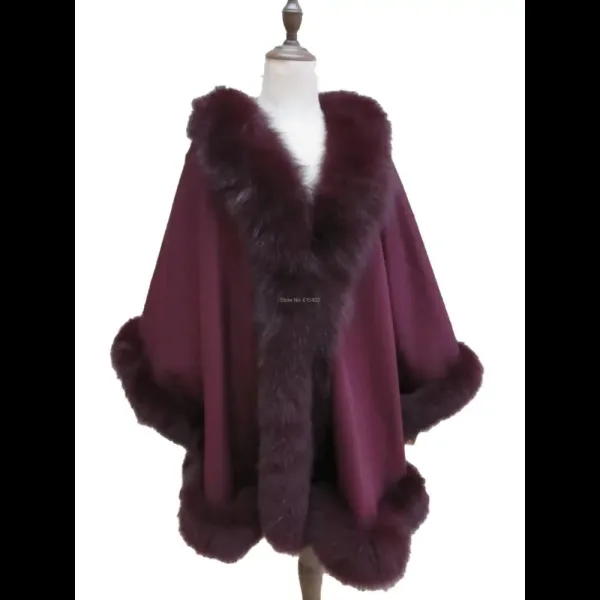 Poncho Femme Luxe