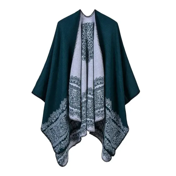 Poncho femme manteau