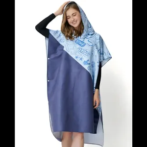 Poncho femme surf