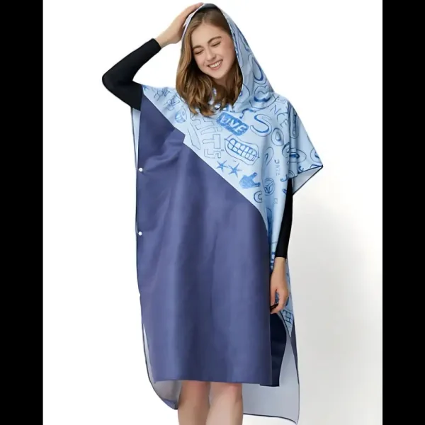Poncho femme surf