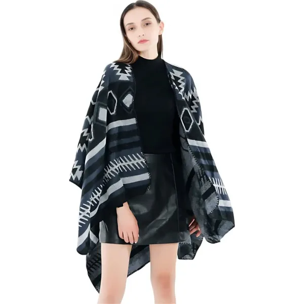 Poncho fin femme