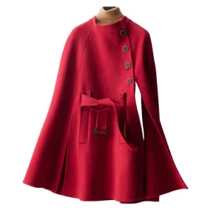 poncho laine femme tendance