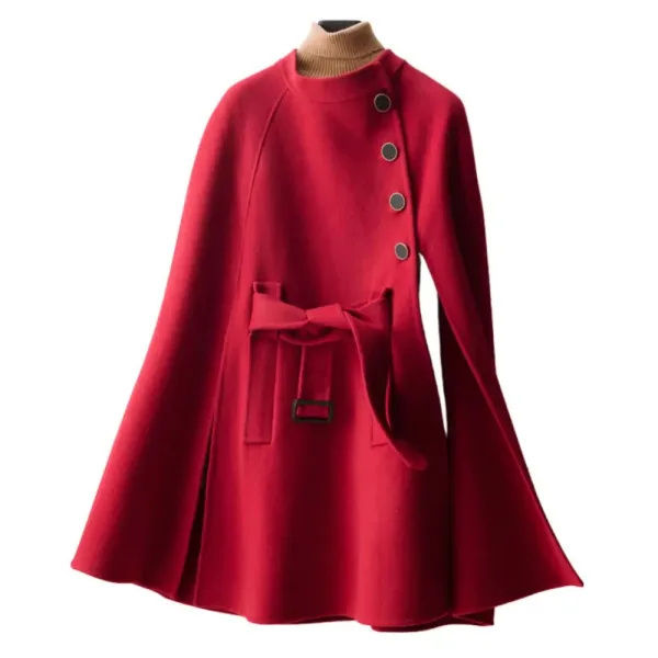 poncho laine femme tendance