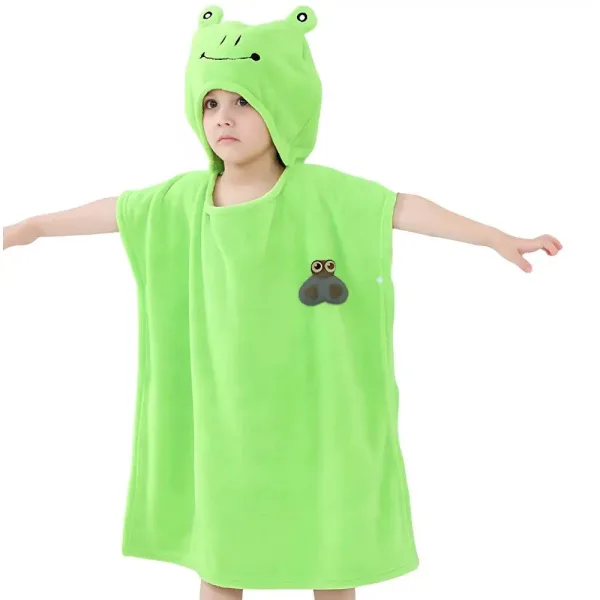 Poncho piscine pour petit garçon