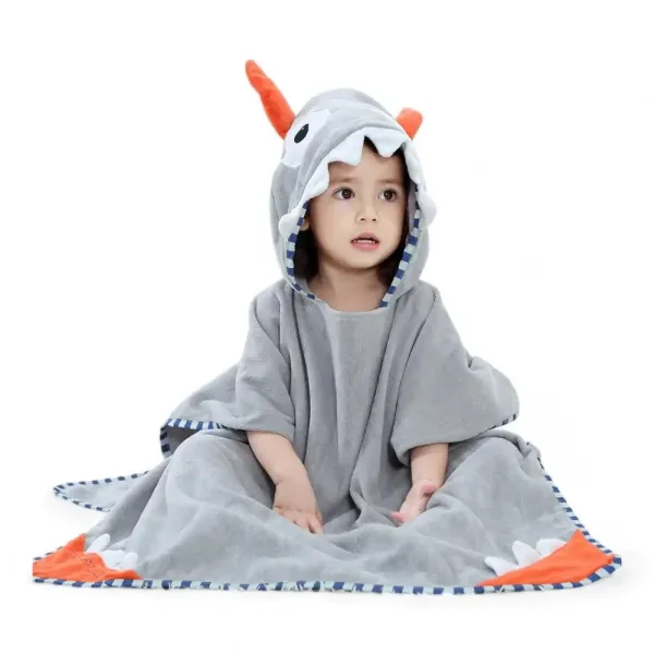 Poncho plage enfant