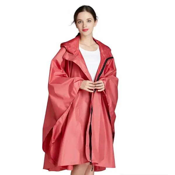 Poncho pluie rouge