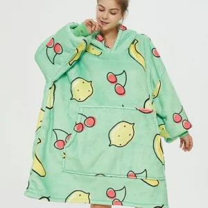 Poncho Polaire Femme Pyjama