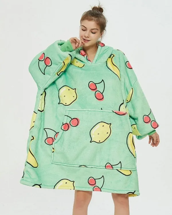 Poncho Polaire Femme Pyjama