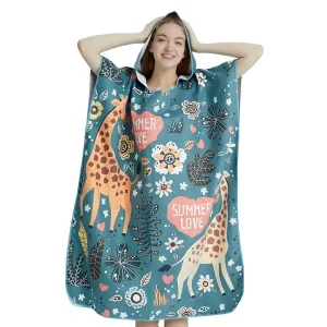 Poncho surf femme