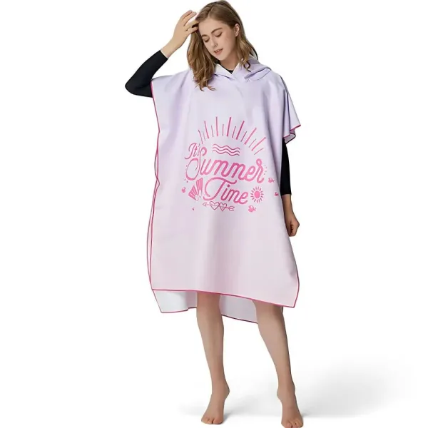 Surf poncho femme